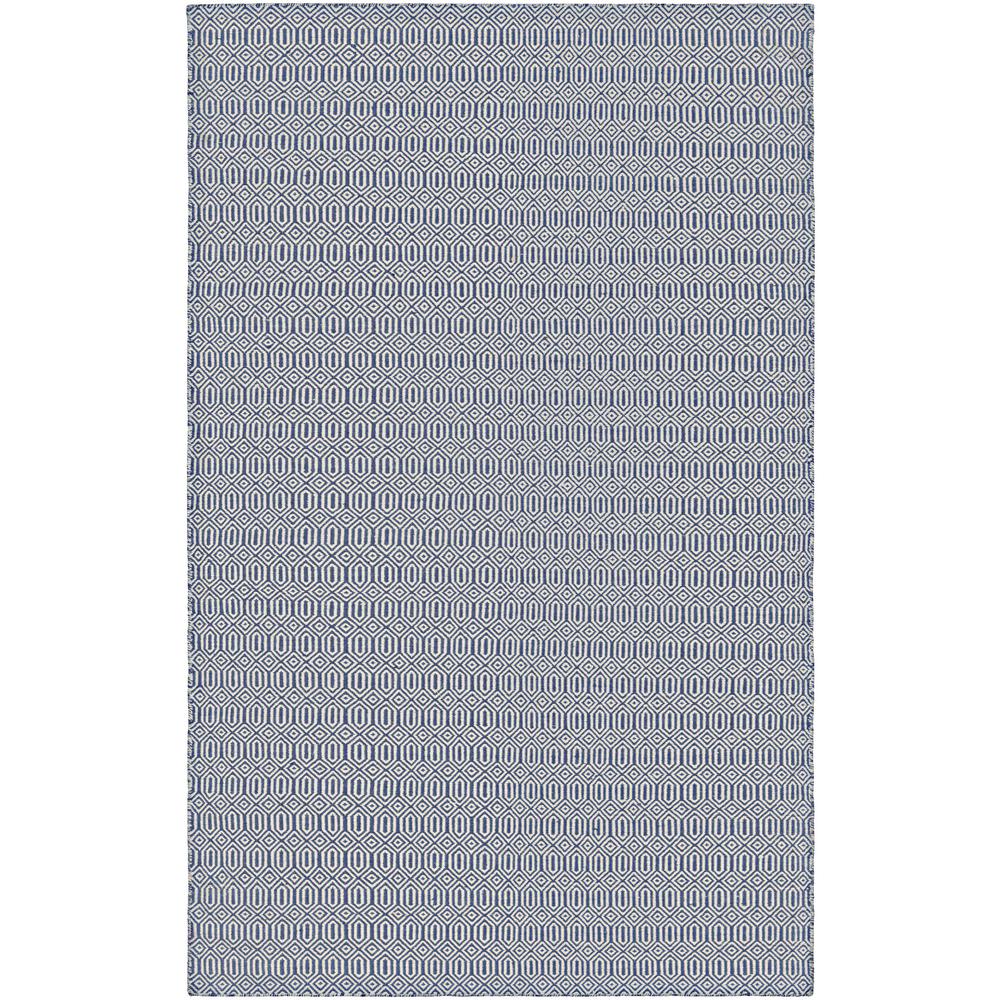 Couristan Cottages Southport Navy 5 Ft X 8 Ft Indoor Outdoor