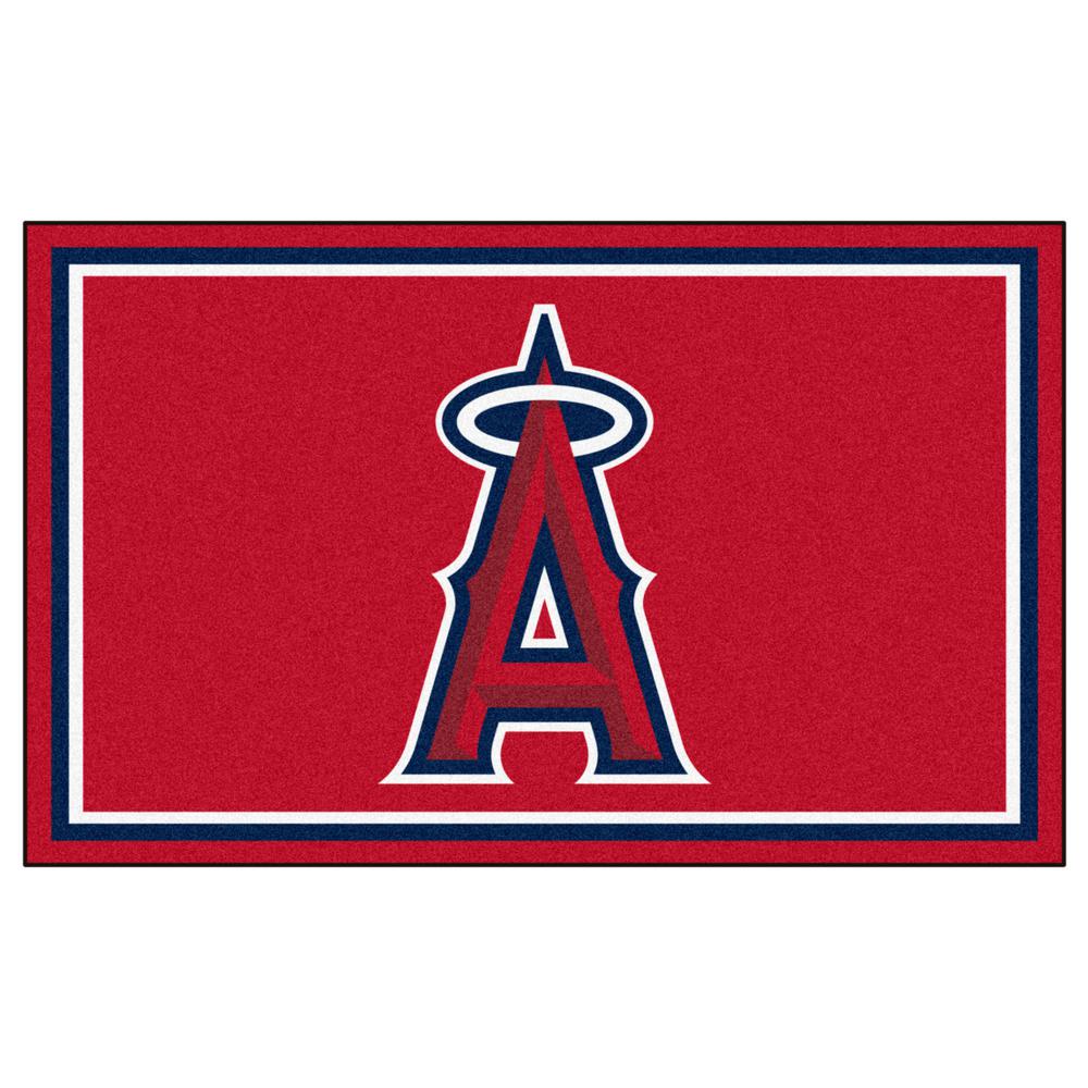 FANMATS Los Angeles Angels 4 ft. x 6 ft. Area Rug7065 The Home Depot