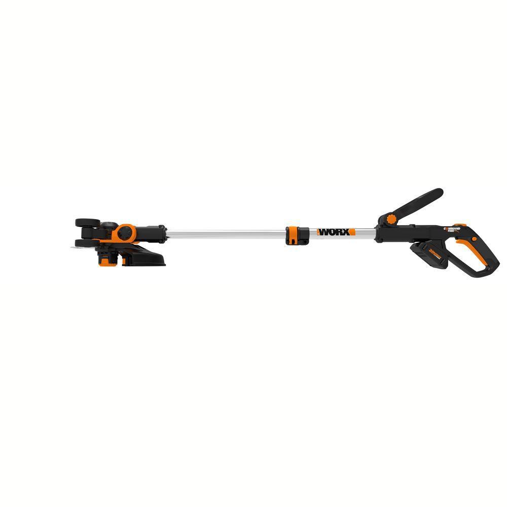 WORX WG163 GT 3.0 20V Cordless Grass Trimmer/Edger with Command Feed, 12"