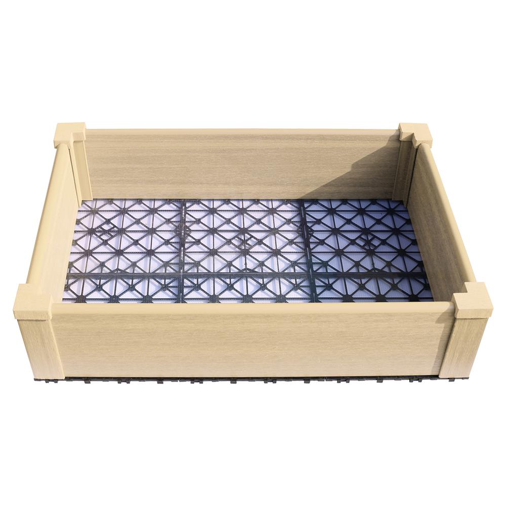 NewTechWood 12 in. x 36 in. Japanese Cedar Composite Lumber Patio