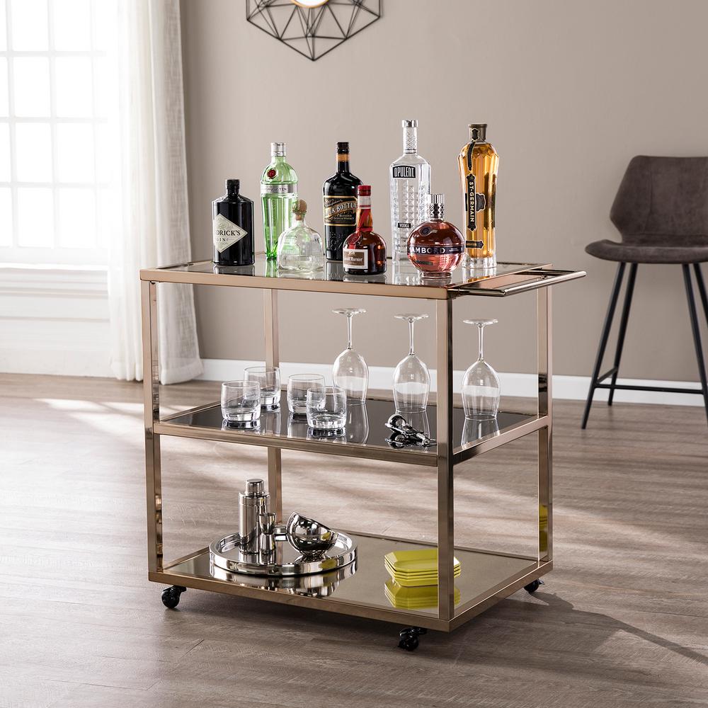 Southern Enterprises South Haven Champagne Finish Anywhere Bart Champagne Finish Anywhere Bart