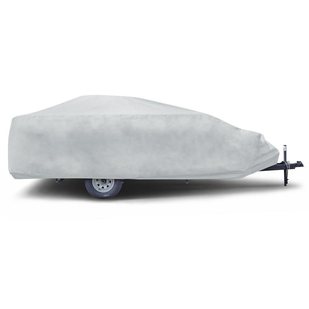 Budge Premier Fifth Wheel RV Cover Fits Fifth Wheel RVs up to 26 Long Gray, Polyproplyene RVRP-41 318 L x 102 W x 108 H