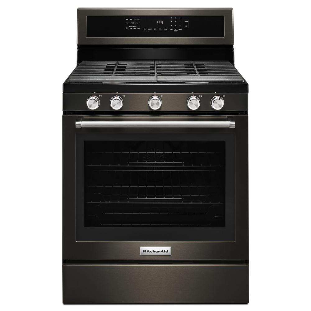 KitchenAid 30 in. 5.8 cu. ft. Gas Range with SelfCleaning Oven in