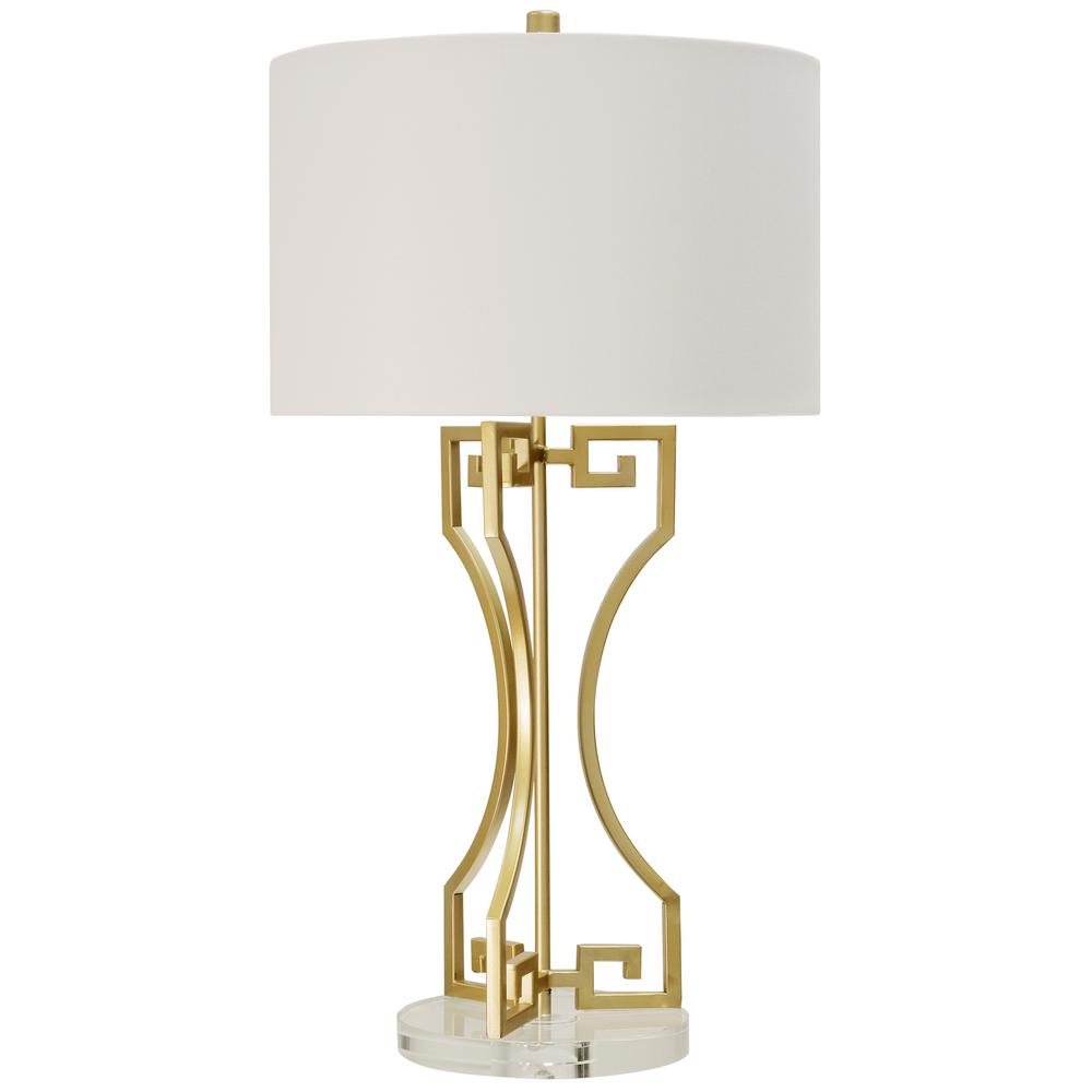 gold nightstand lamp