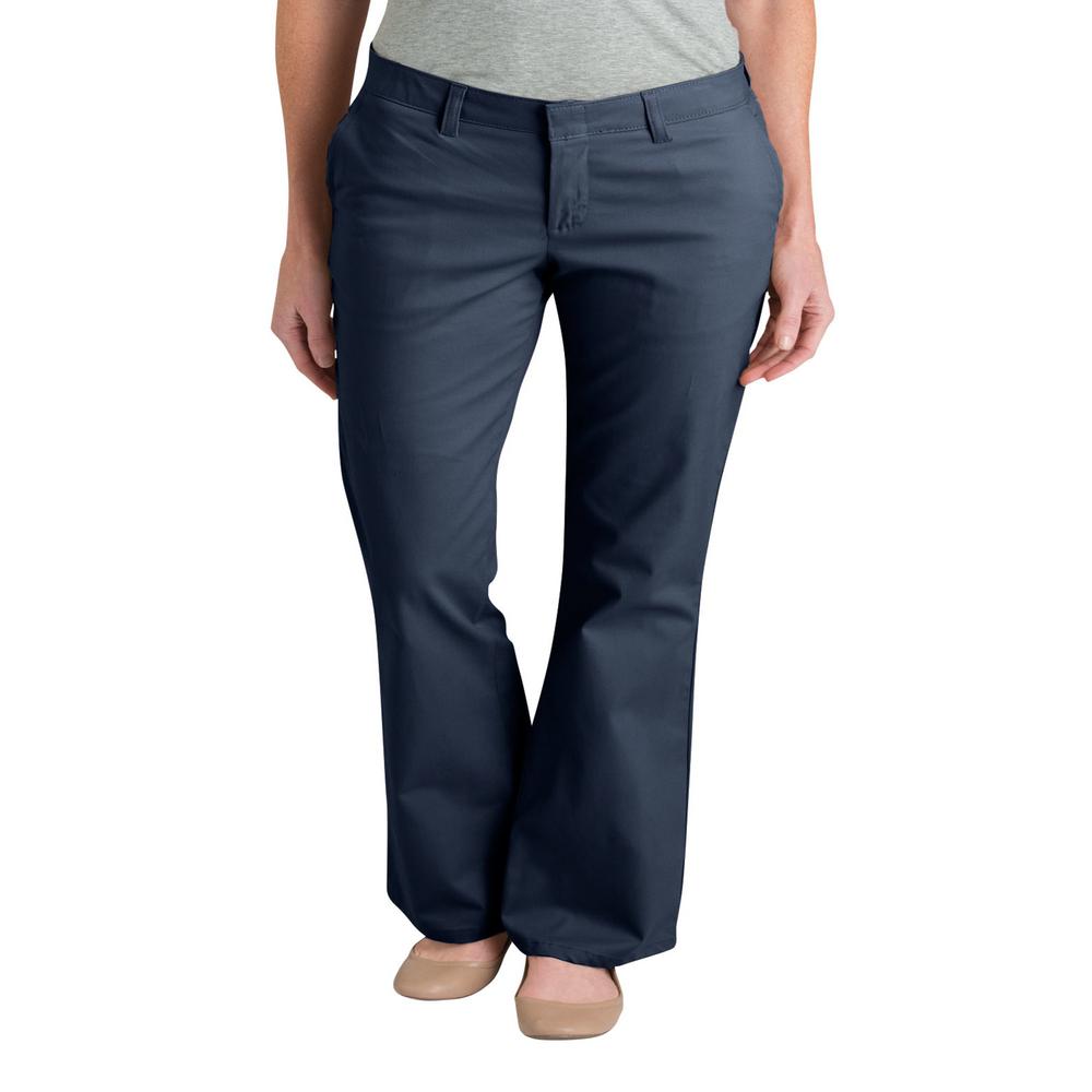 Dickies Womens Mid-Rise Skinny Stretch Twill Pant