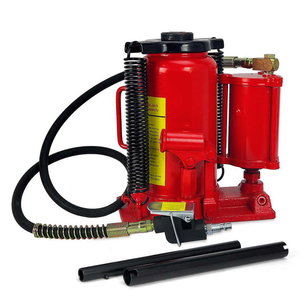 20-Ton Air Hydraulic Bottle Jack Manual Lifts Hoist