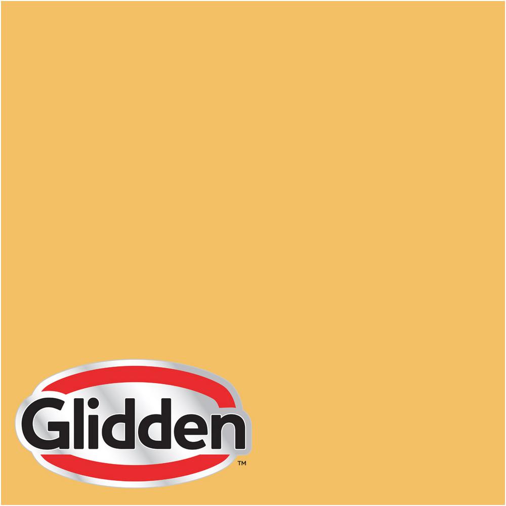 Glidden Premium 5 Gal Hdgy14 Warm Gold Satin Latex Exterior Paint