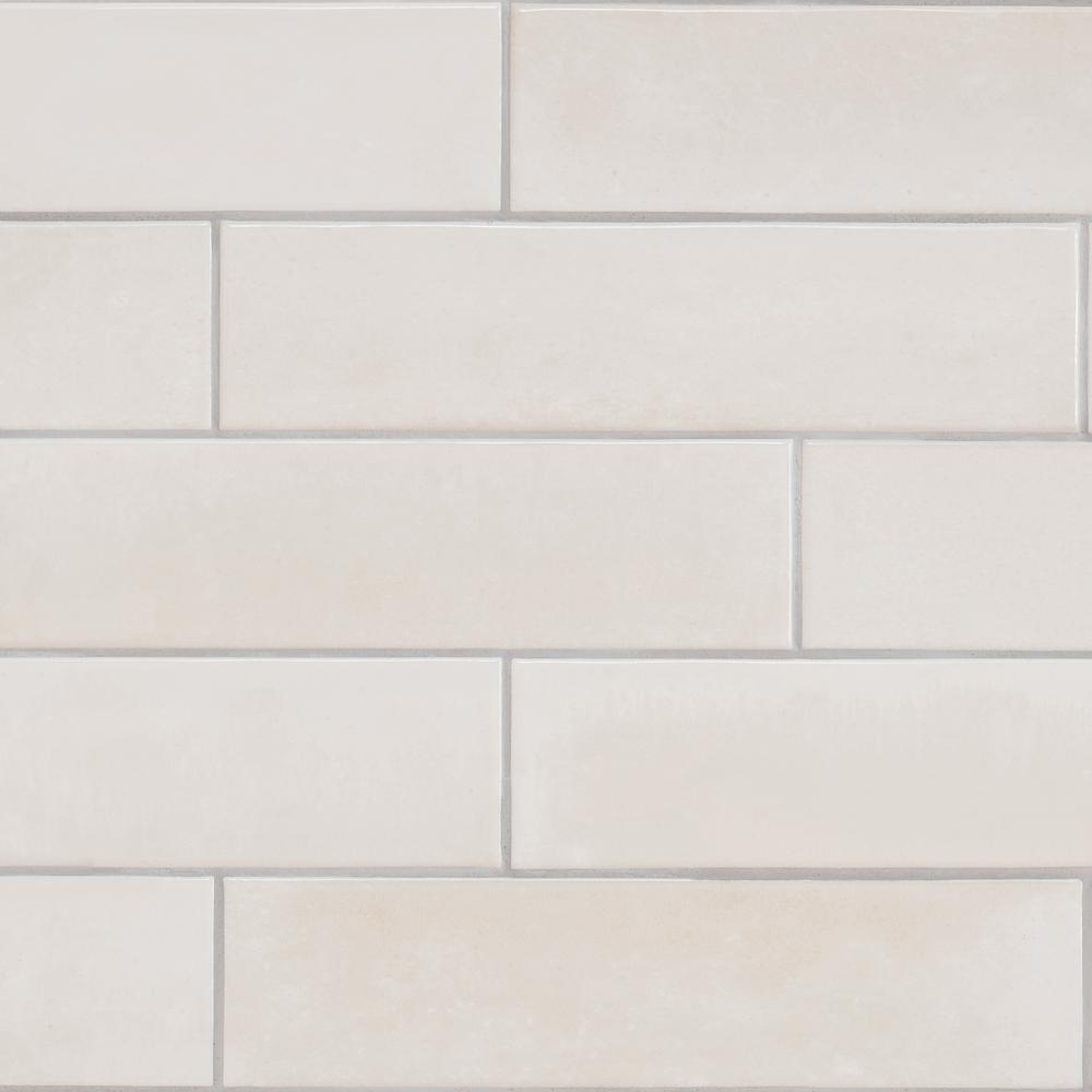 Marazzi Arteko Antique White 3 in. x 12 in. Glazed Ceramic Wall Tile (0