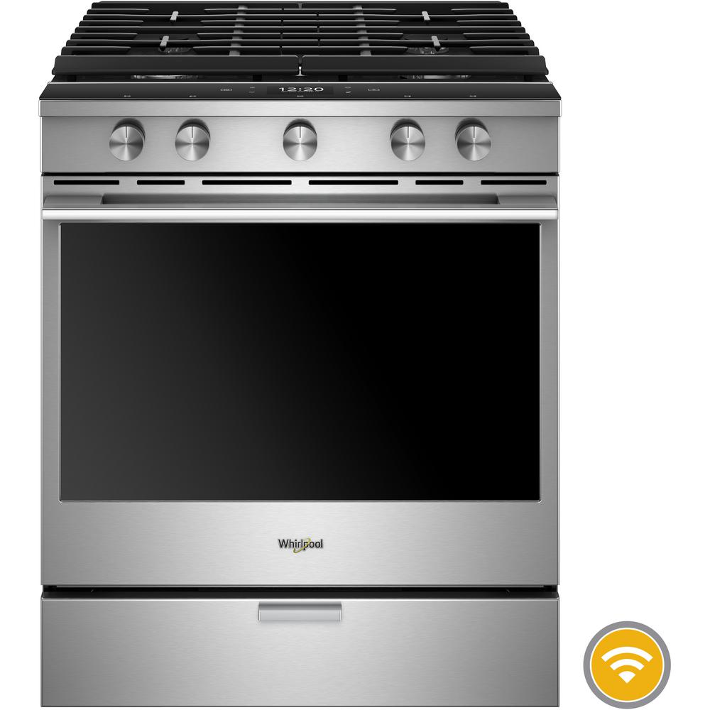 Whirlpool 30 In Smart Single Electric Wall Oven With True Convection Cooking In Fingerprint Resistant Black Stainless Steel Wos72ec0hv The Home Depot