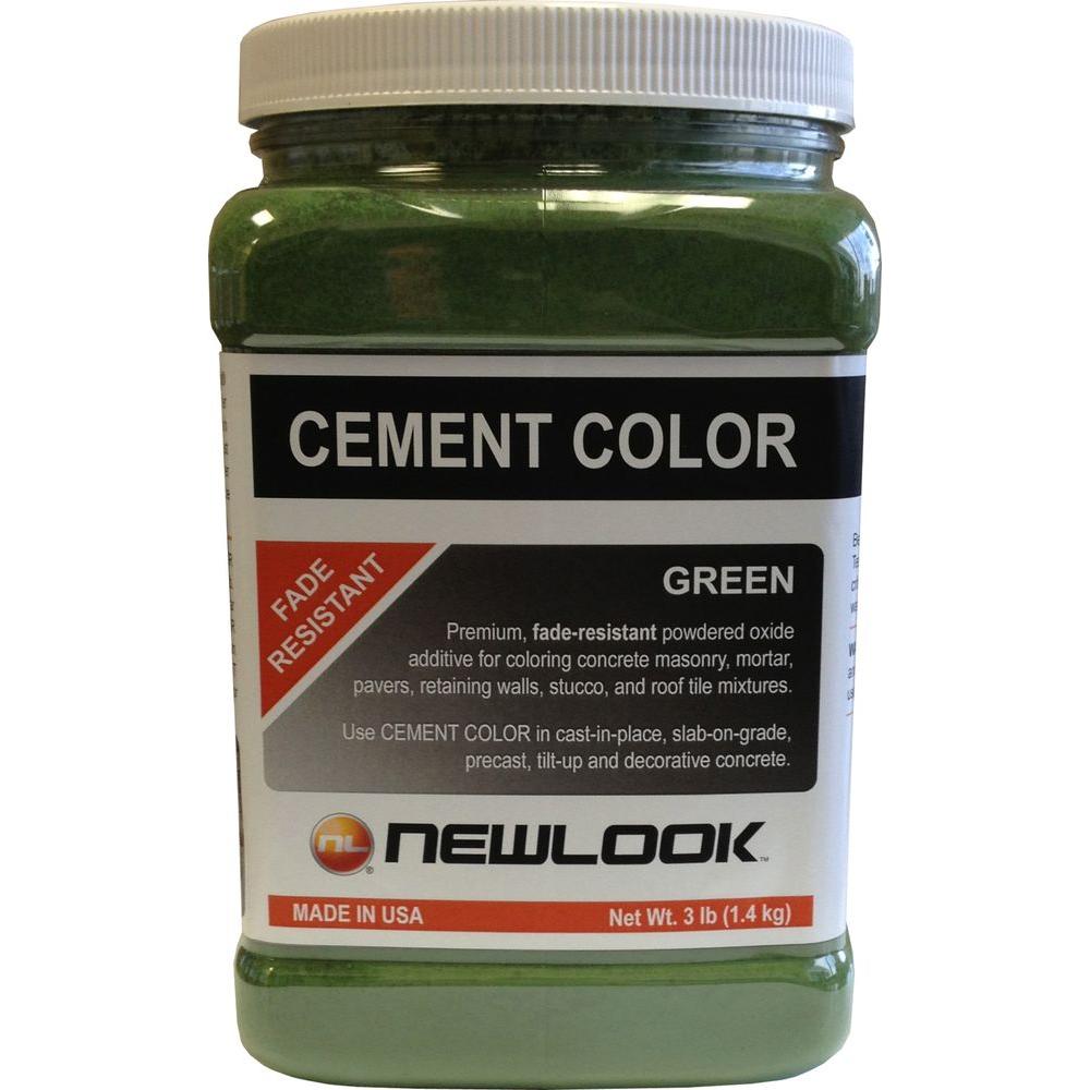 NewLook 3 lb. Green Fade Resistant Cement Color-CC3LB106 - The Home Depot