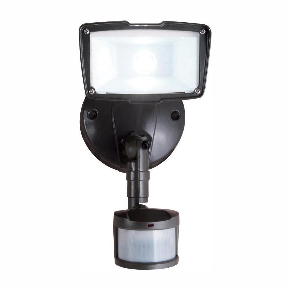 All Pro 110 Degree Bronze Motion Activated Sensor Outdoor Integrated   Bronze All Pro Flood Lights Mss11315les 64 1000 