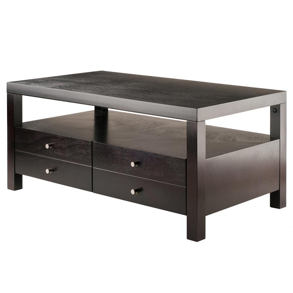 Winsome Wood Copenhagen Espresso Coffee Table 92643 The