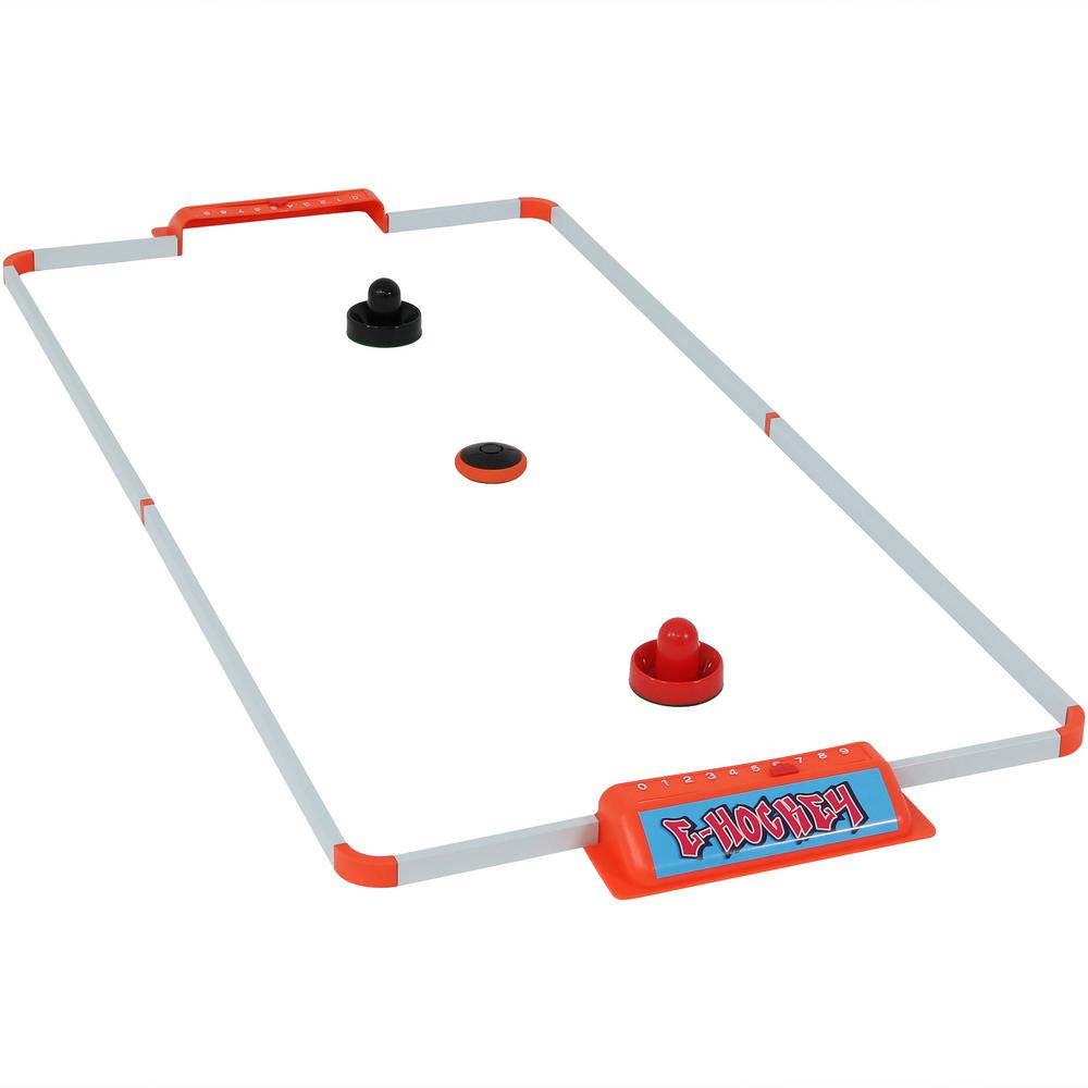 Sunnydaze Decor 52 In Portable Hover Tabletop Air Hockey Game Set
