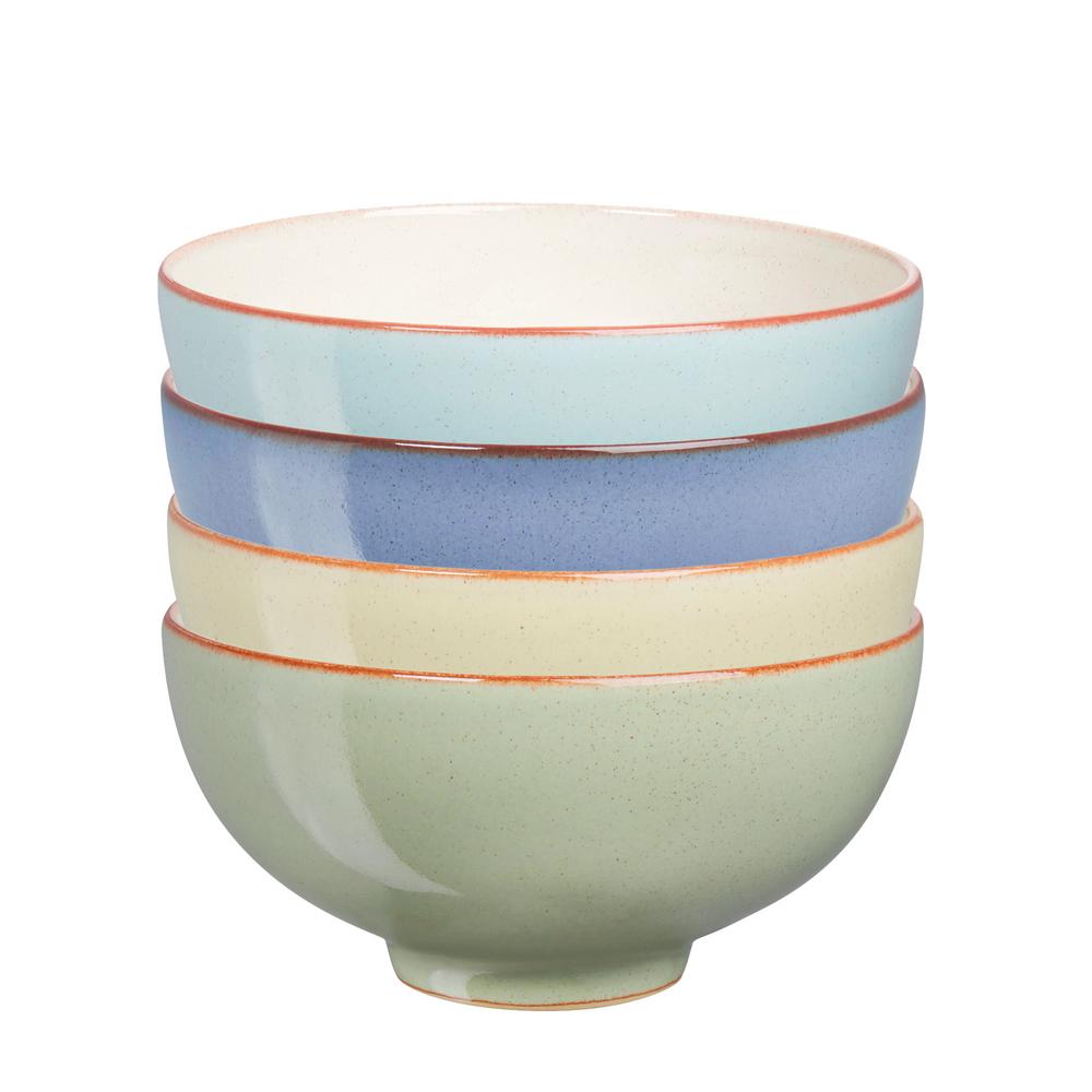 UPC 745606592619 product image for Denby Heritage Assorted Rice Bowls (Set of 4), Assorted Colors | upcitemdb.com