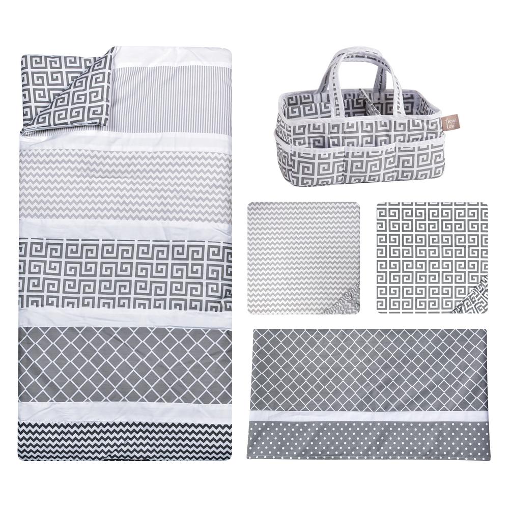 Trend Lab Ombre Gray 3-Piece Crib Bedding Set Baby Bedding Sets