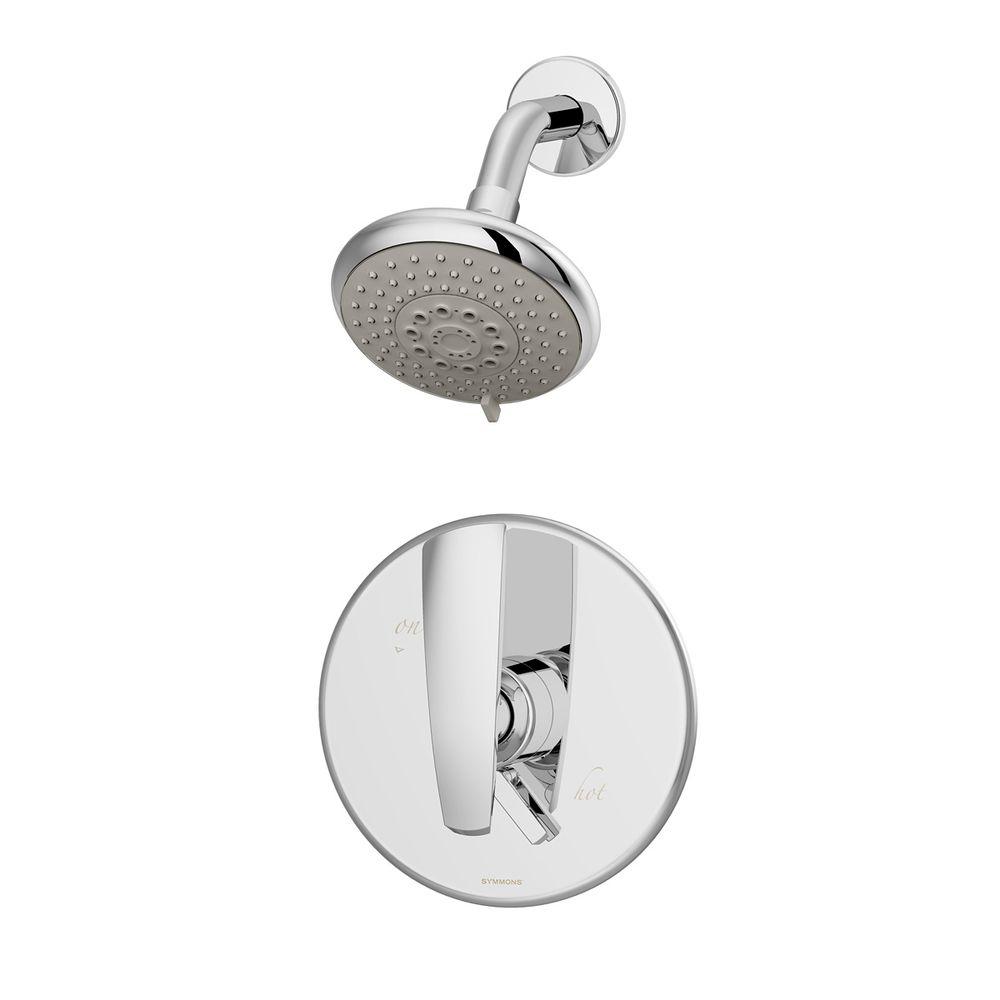 Symmons Naru Single Handle Shower System In Chrome Valve Included Naru Single Handle Shower System In Chrome Valve Included