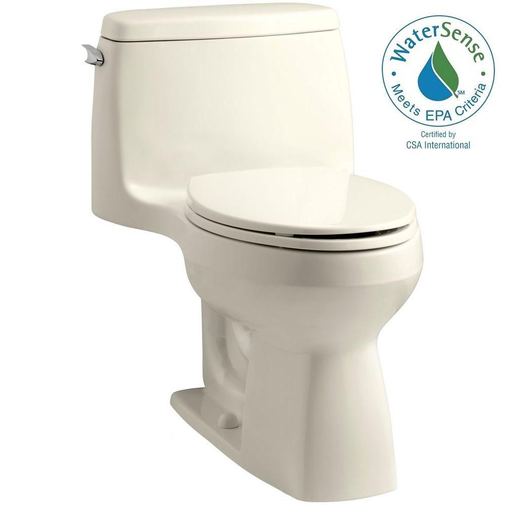 KOHLER Santa Rosa Comfort Height 1piece 1.28 GPF Single Flush Compact