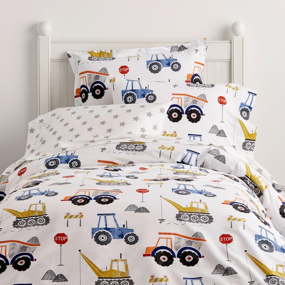 Company Kids by The Company Store Construction Zone Cotton Percale