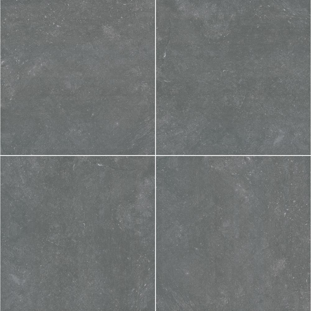 MSI Vulkon Nero 24 in. x 24 in. Porcelain Paver Tile (14 pieces / 56 sq ...