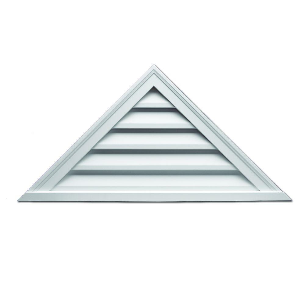 White Gable Vents Louvers Roofing Attic Ventilation The