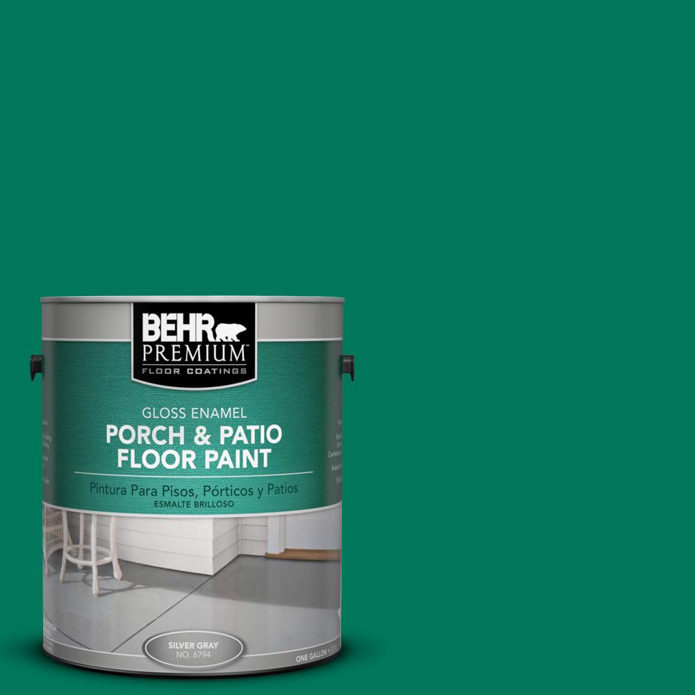 BEHR Premium 1 gal. OSHA2 OSHA SAFETY GREEN Gloss Interior/Exterior