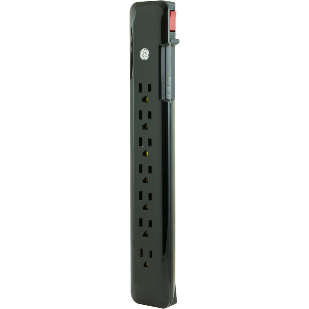 GE 7-Outlet UltraPro Surge Protector With 8 Ft. Cord, Black-34133 - The ...