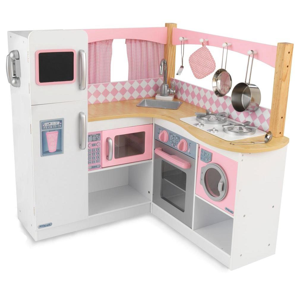 kidkraft grand espresso corner kitchen