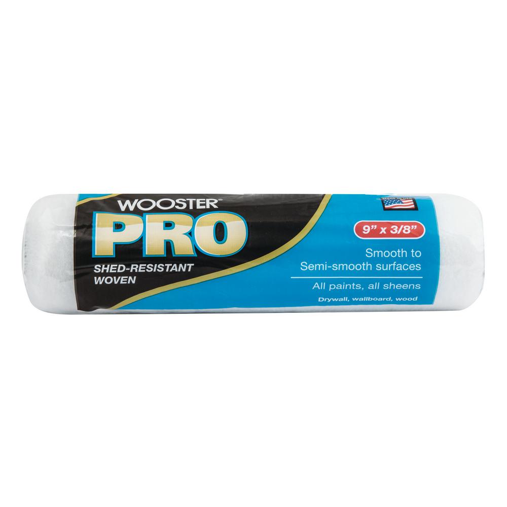 Wooster 9 in. x 3/8 in. HighDensity Pro Woven Roller Cover0HR2740090