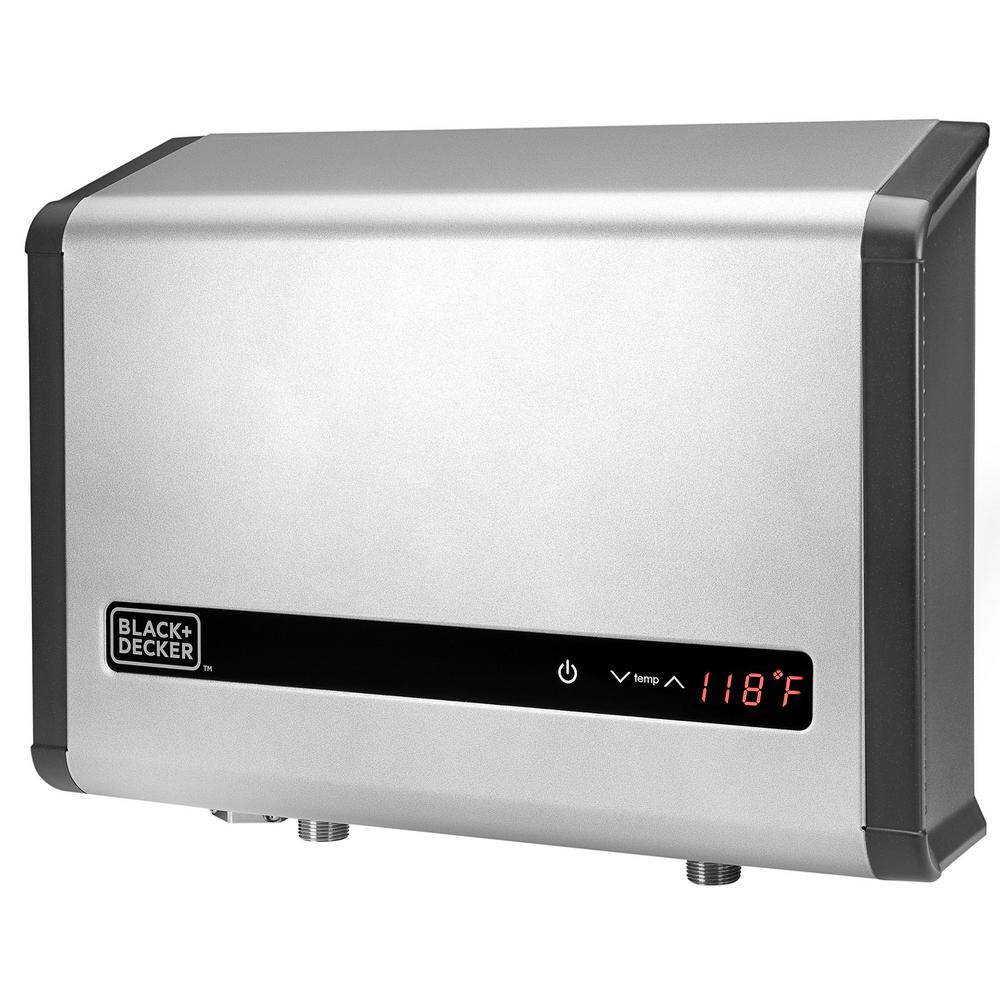 BLACK+DECKER 24 kW 4.65 GPM Residential Electric Tankless Water Heater, Ideal for 2 Bedroom Home, Up to 5 Simultaneous Applications