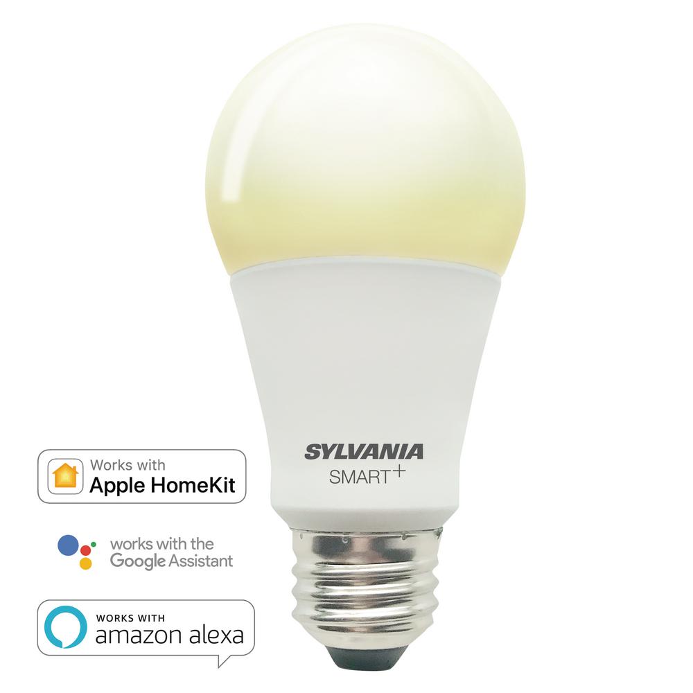 Sylvania SMART+ Bluetooth 60-Watt Equivalent Soft White Dimmable A19 ...