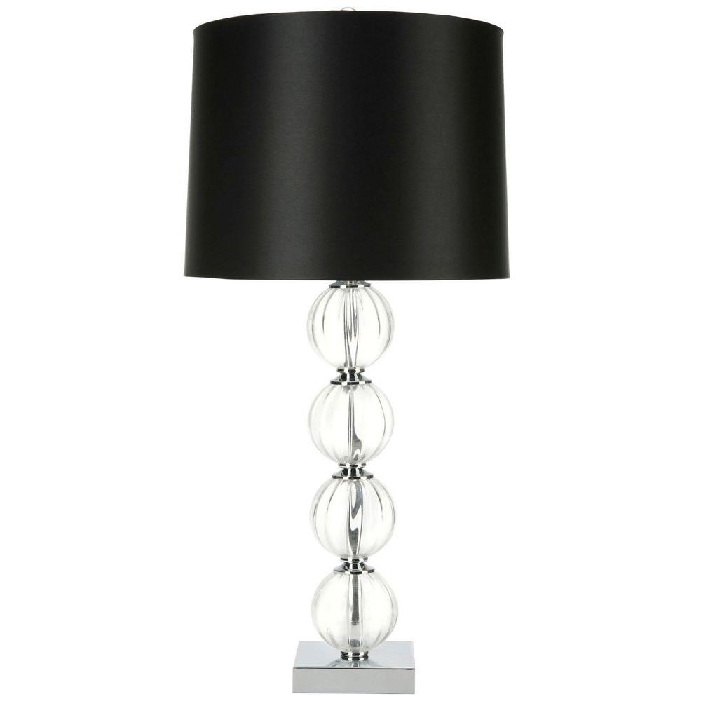 tall black table lamps