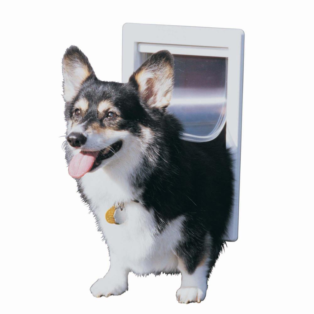 Ideal Pet 7 In X 11 25 In Medium White Original Pet And Dog Door