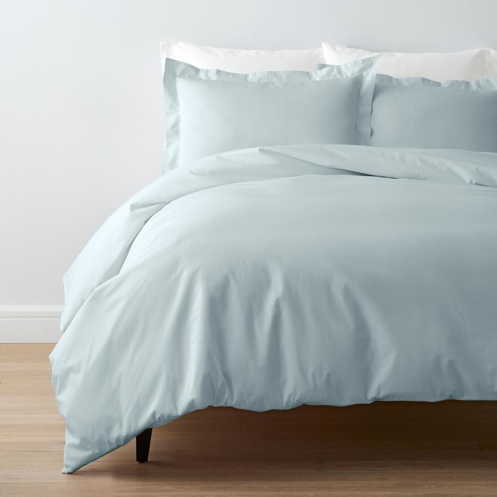 The Company Store Company Cotton Pale Blue Solid 300Thread Count