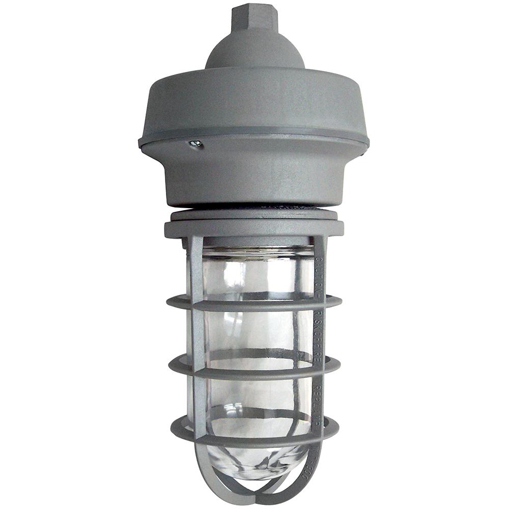 Radiance 10Watt Gray Integrated LED Hanging Pendant Mount Vapor Tight FixtureRVGPL10U5G The
