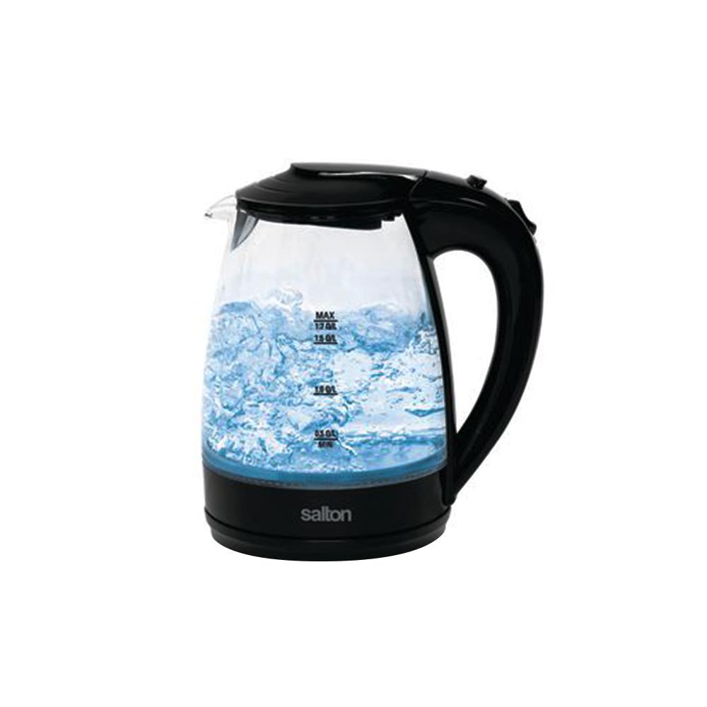 Cordless 1.7 l Electric Glass Kettle, Black