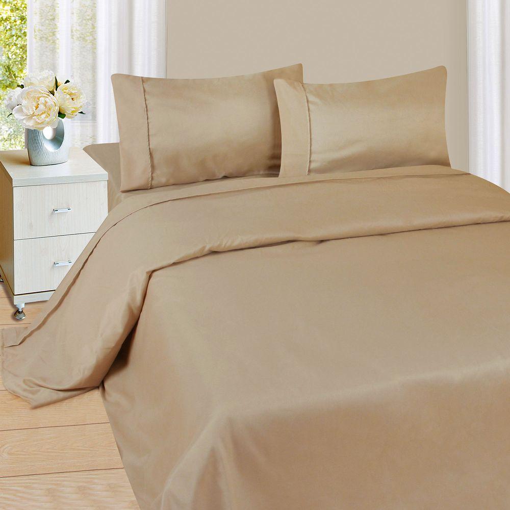 Lavish Home 1200 Series 4 Piece Taupe 75 Gsm Queen Microfiber Sheet Lavish Home 1200 Series 4 Piece Taupe 75 Gsm Queen Microfiber Sheet Set