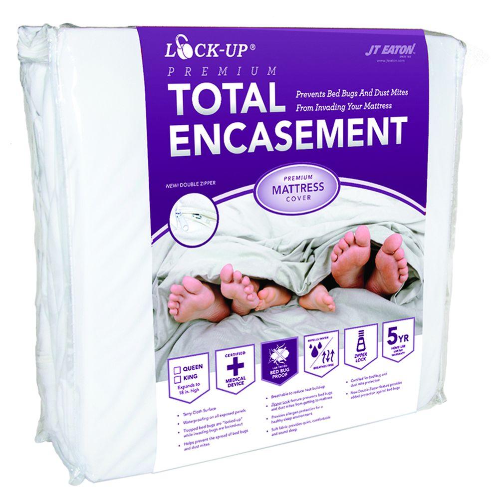 Jt Eaton Lock Up Total Encasement Bed Bug Protection For Full Size Jt Eaton Lock Up Total Encasement Bed Bug Protection For Full Size Mattress