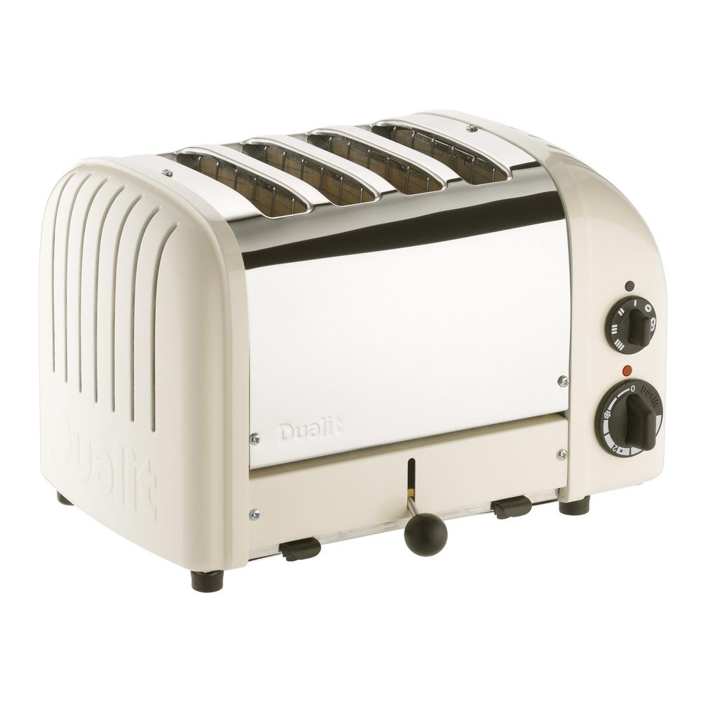 Dualit NewGen 4Slice Canvas White Toaster47165 The Home Depot