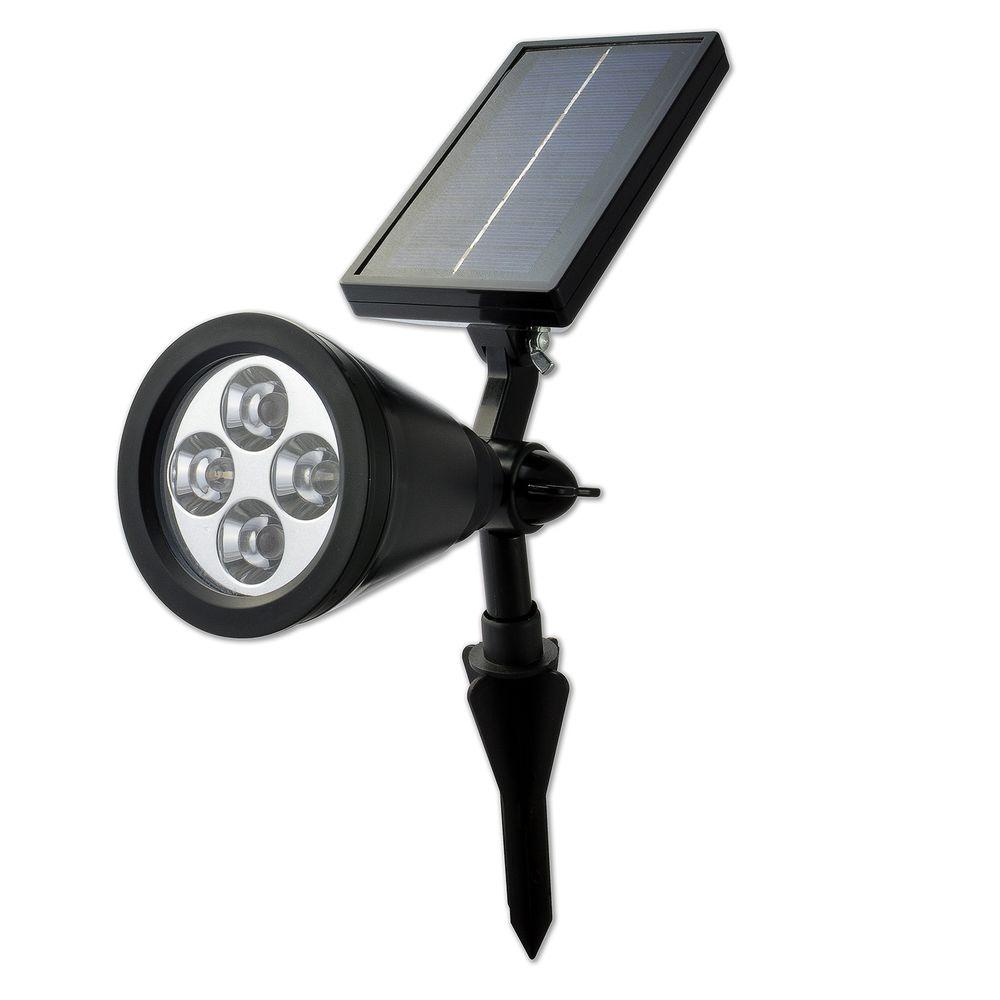 Solar Powered Spotlight Flashlights Accessories Safety Outdoor Waterproof Led Solar Powered Garden Spotlight