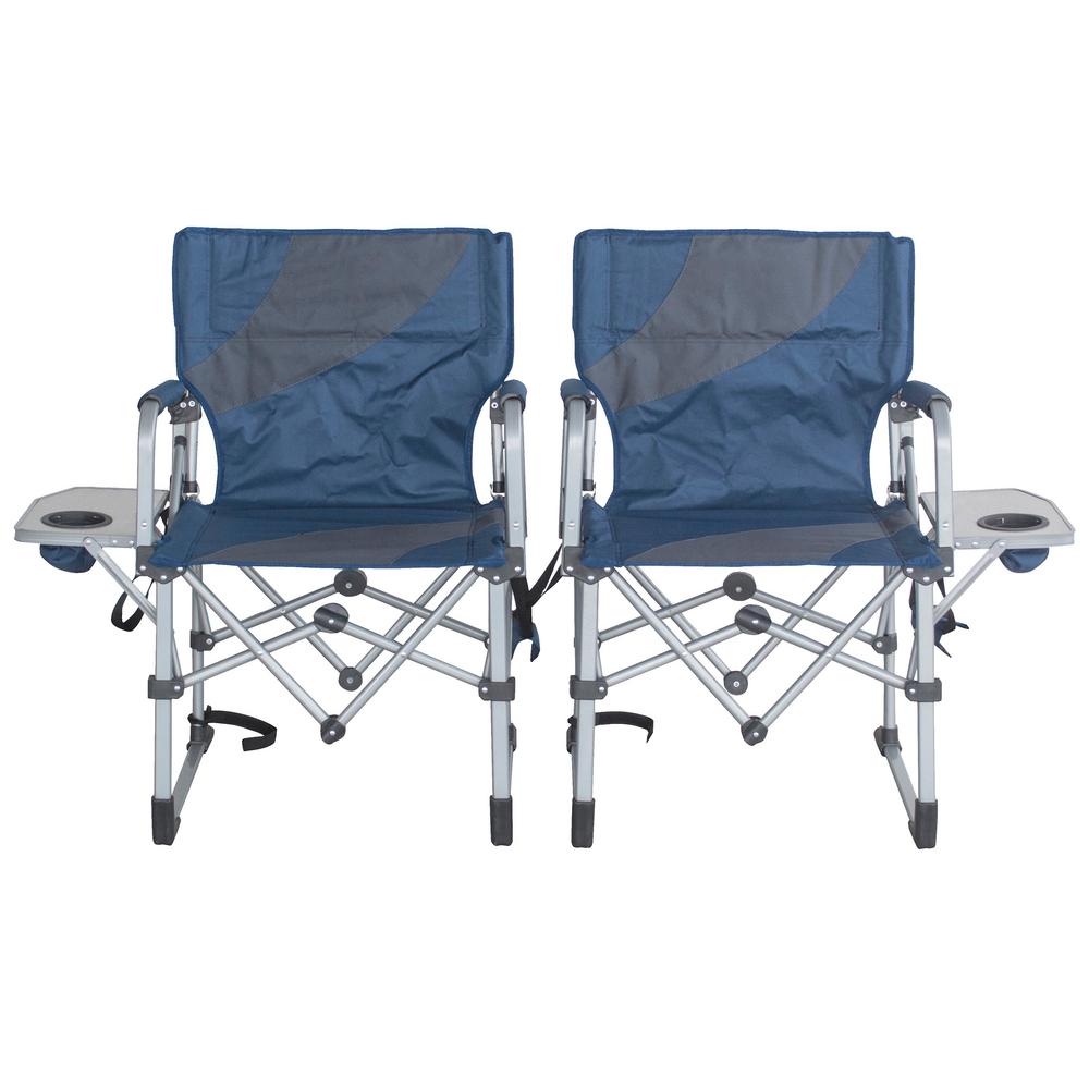 camping chair with table attached