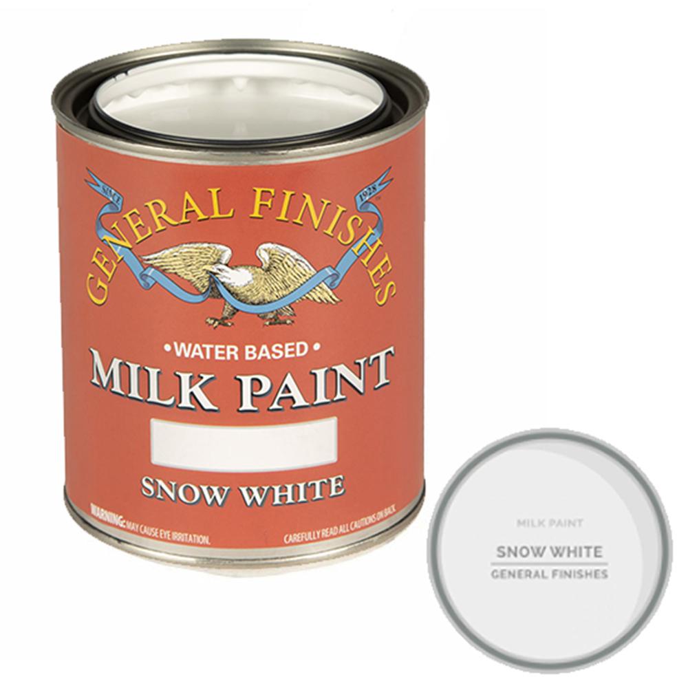 General Finishes 1pt. Snow White Interior/Exterior Milk PaintGF.PSW