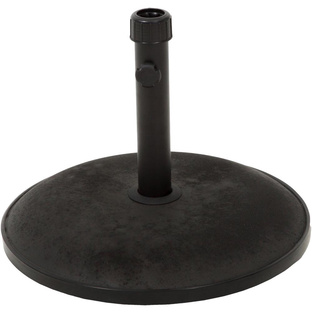 Noble House 35 lbs. Harrison Concrete Patio Umbrella Base in Black ...