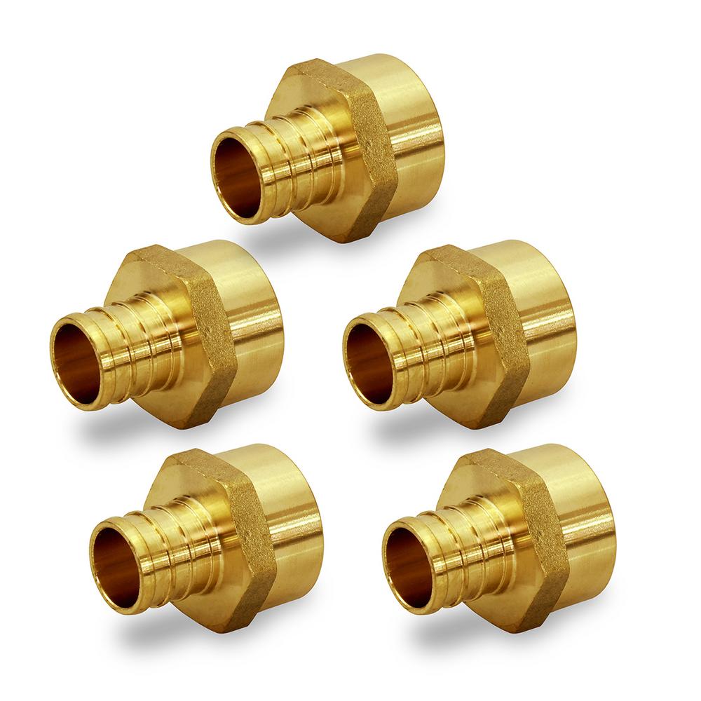 The Plumber's Choice 3/4 in. Brass Male Sweat Copper Adapter x 5/8 in