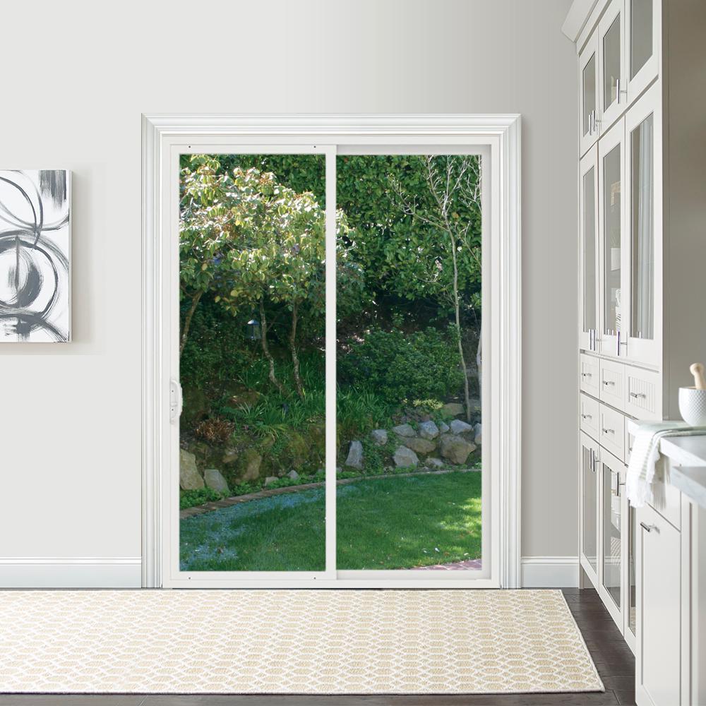 Jeld Wen 72 In X 96 V 4500 Contemporary White Vinyl Right Hand Full Lite Sliding Patio Door Thdjw155900190 The Home Depot - 96 X 80 Inch Sliding Patio Doors Jeld Wen 72 In X 96 V 4500 Contemporary White Vinyl Right Hand Full Lite Sliding Patio Door Thdjw155900190 The Home Depot - 96 X 80 Inch Sliding Patio Doors