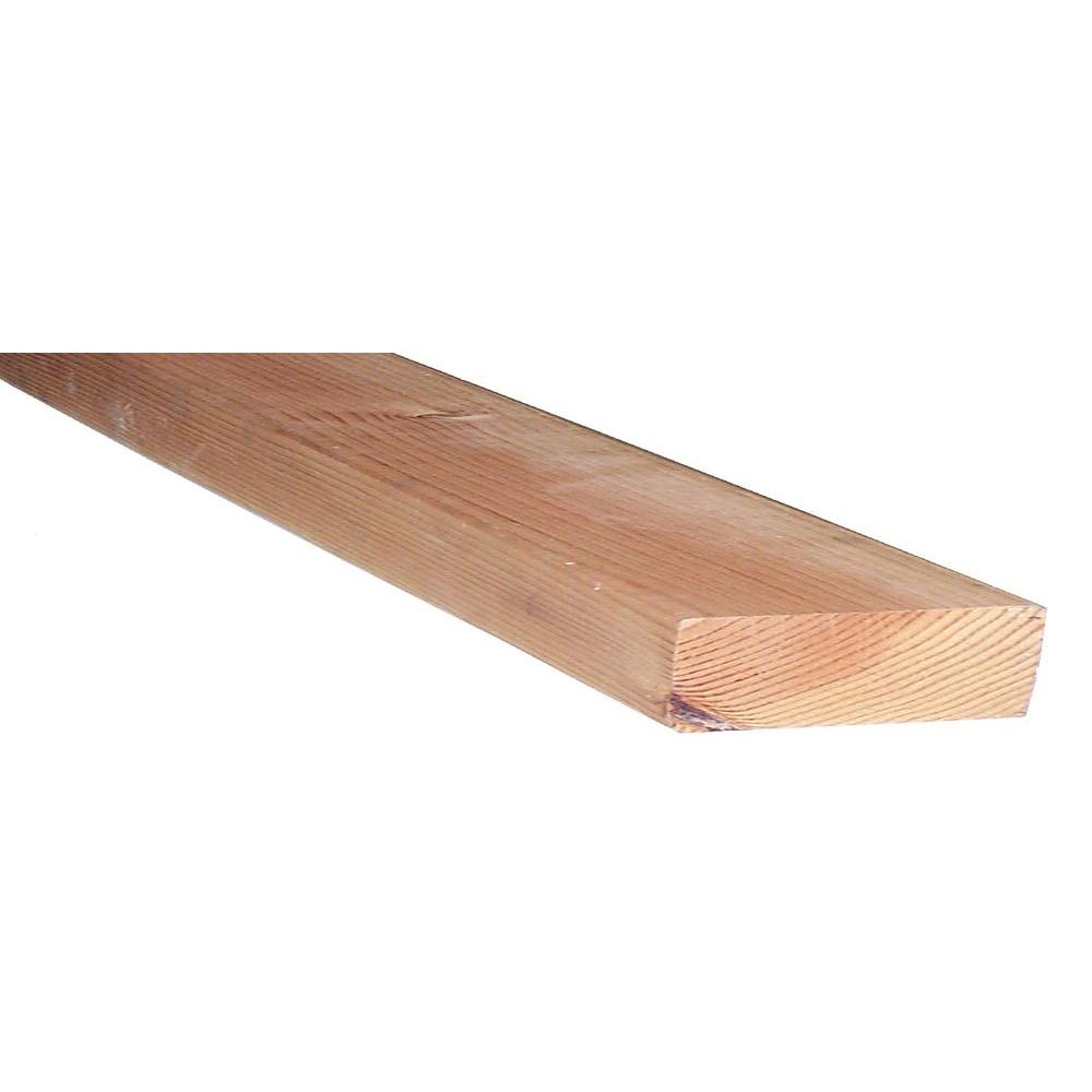 1 in. x 8 in. x 8 ft. Clear Douglas Fir Board-591793 - The Home Depot