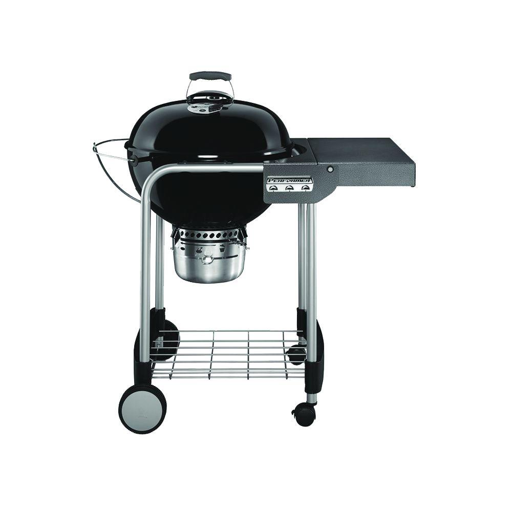 Weber 22 inch Performer Charcoal Grill in Black with Built-In Thermometer and... by Weber