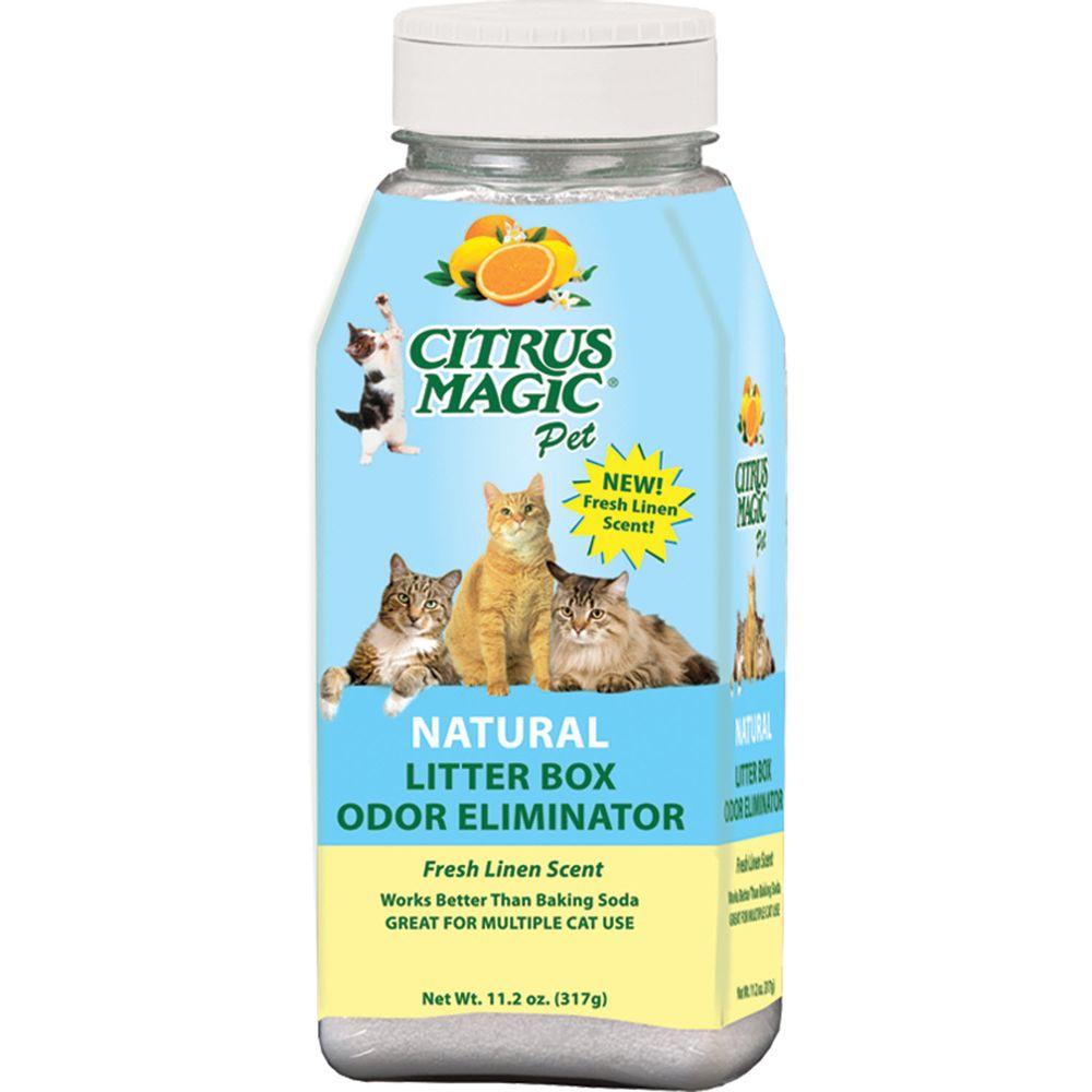 Citrus Magic 11 2 oz Fresh Linen Litter  Box  Odor 