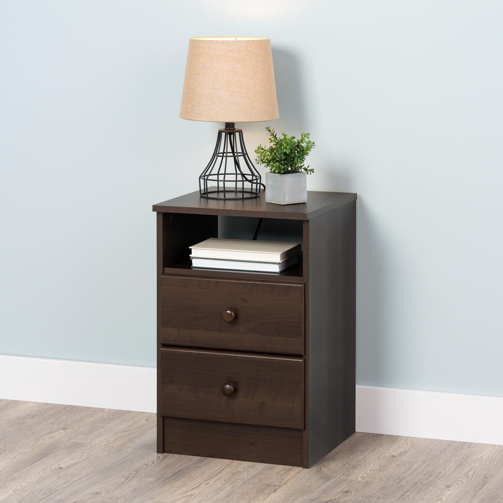 Espresso Nightstands Bedroom Furniture The Home Depot