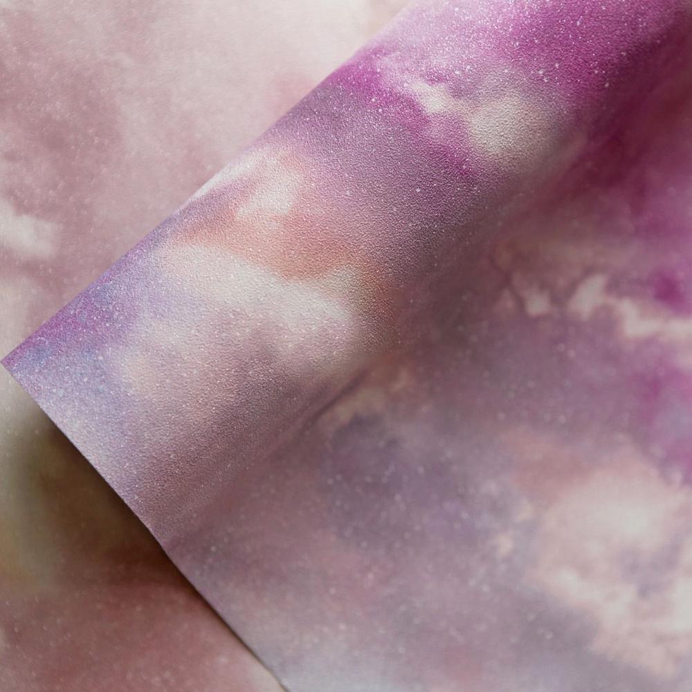 260009 Arthouse Diamond Galaxy Purple//Blush Glitter Wallpaper