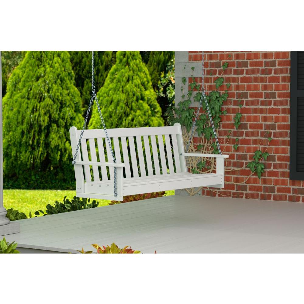 POLYWOOD® 5-ft. Recycled Plastic Vineyard Porch Swing